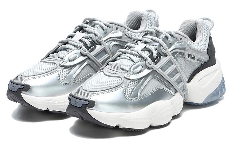 (WMNS) FILA Ladder Shoes 'Silver Grey Black' F12W322101FVS