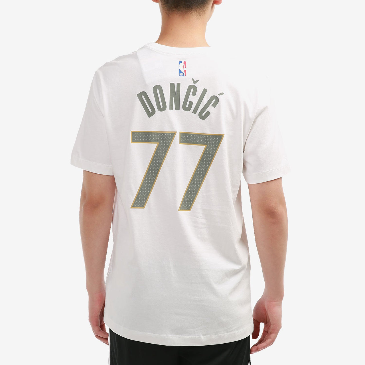Nike x NBA Crossover Dallas Mavericks Doncic No. 77 T-Shirt 'White' CT9770-101