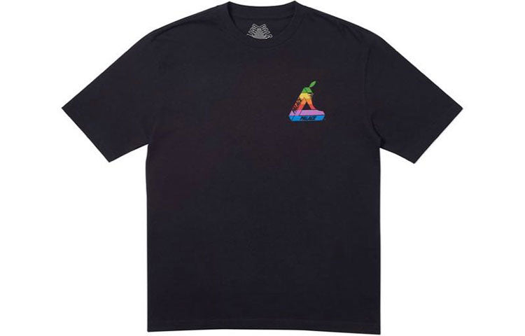 PALACE Jobsworth T-Shirt Creative Apple Printing Short Sleeve Unisex Black P16TS048