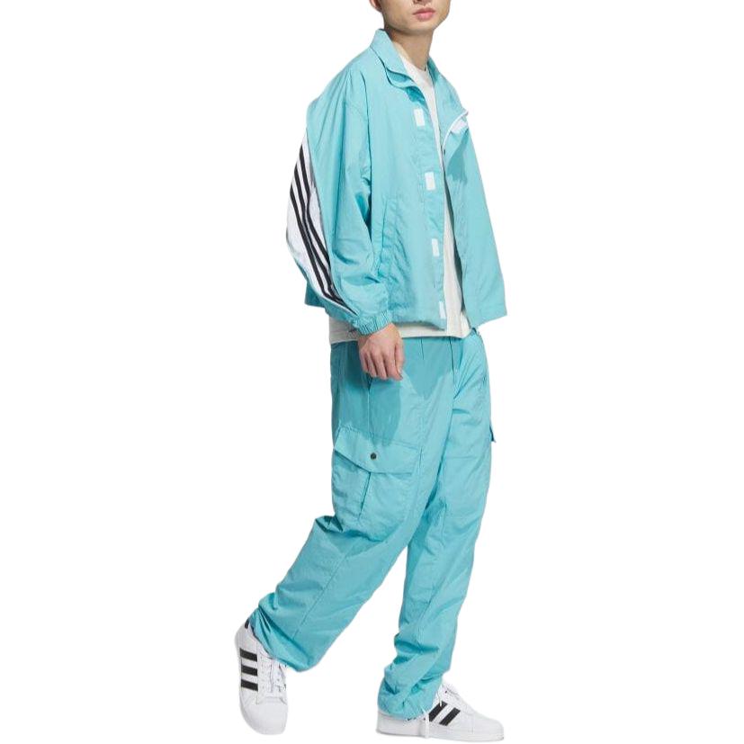 adidas Originals x Ordinary People Light Woven Jacket Asia Sizing 'Mint Blue' IZ4919