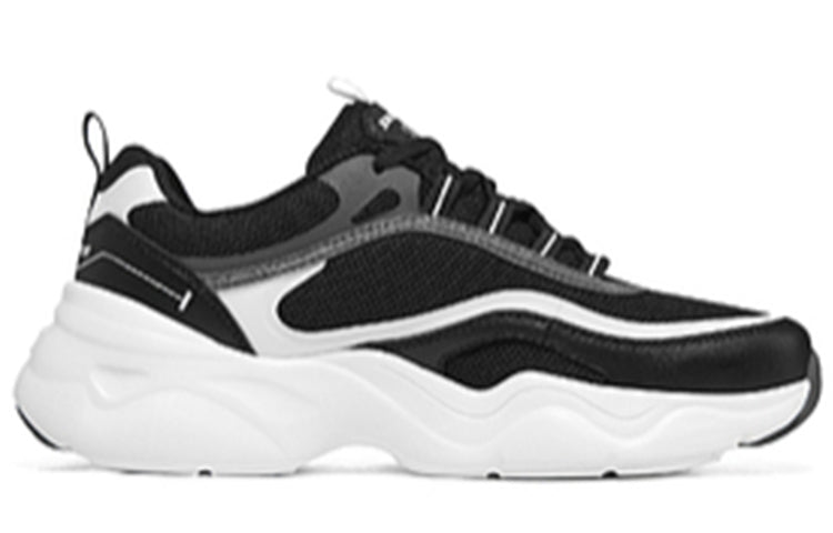 (WMNS) Skechers D'Lites Airy 3.0 'Black White' 896076-BKW