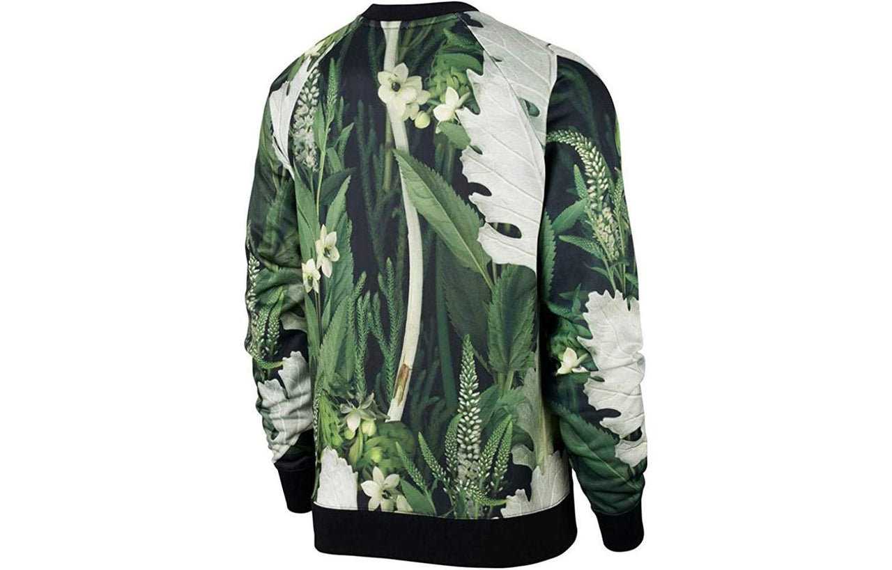 Nike Just Do It Floral Crew 'Green White' CK8178-083