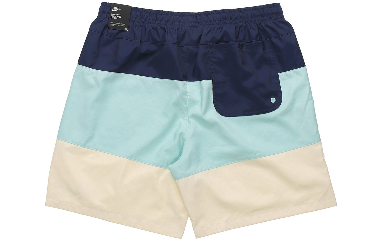 Nike Colorblock Quick Dry Woven Sports Shorts Blue CJ4488-382