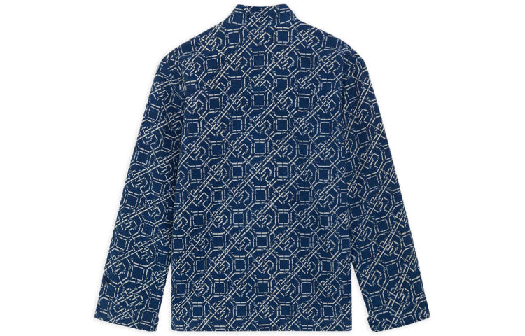 Li-Ning BADFIVE Sports Basketball Series Printing Loose Jacket 'Blue' AFDR883-1