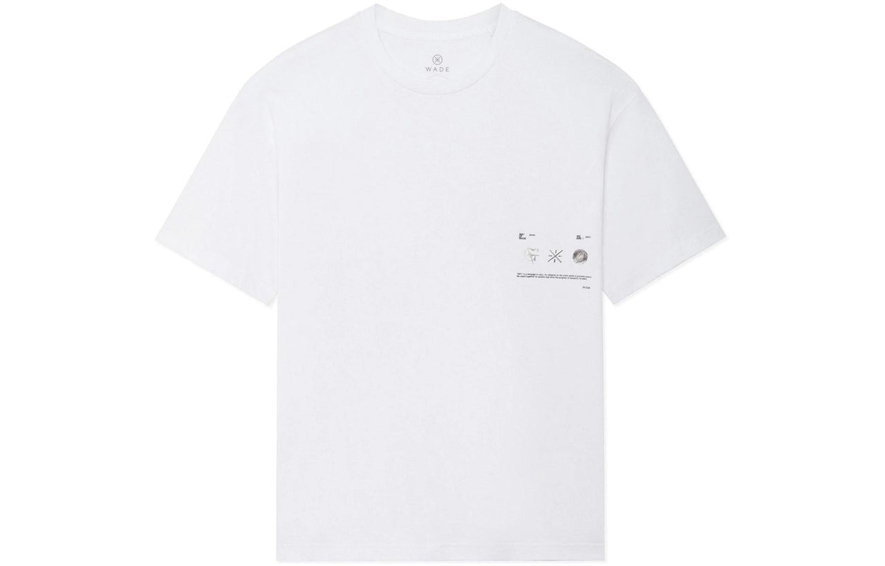 Li-Ning x Glare Way Of Wade Graphic T-shirt 'White' AHSS649-2