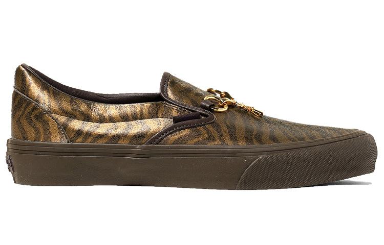 Vans Needles x Vault Classic Slip-On V 'Animal Print - Brown' VN0A3QXY2GU