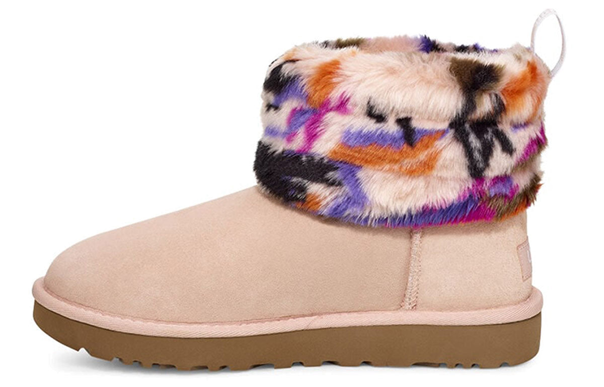 (WMNS) UGG Fluff Mini Quilted Motlee 1106071-MULT