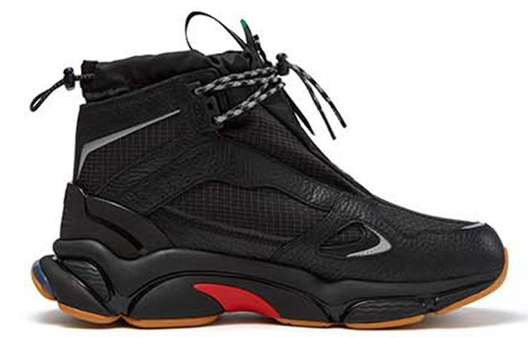 FILA FUSION x Aries High-Top Sneakers 'Black Red' T12M217324FBK