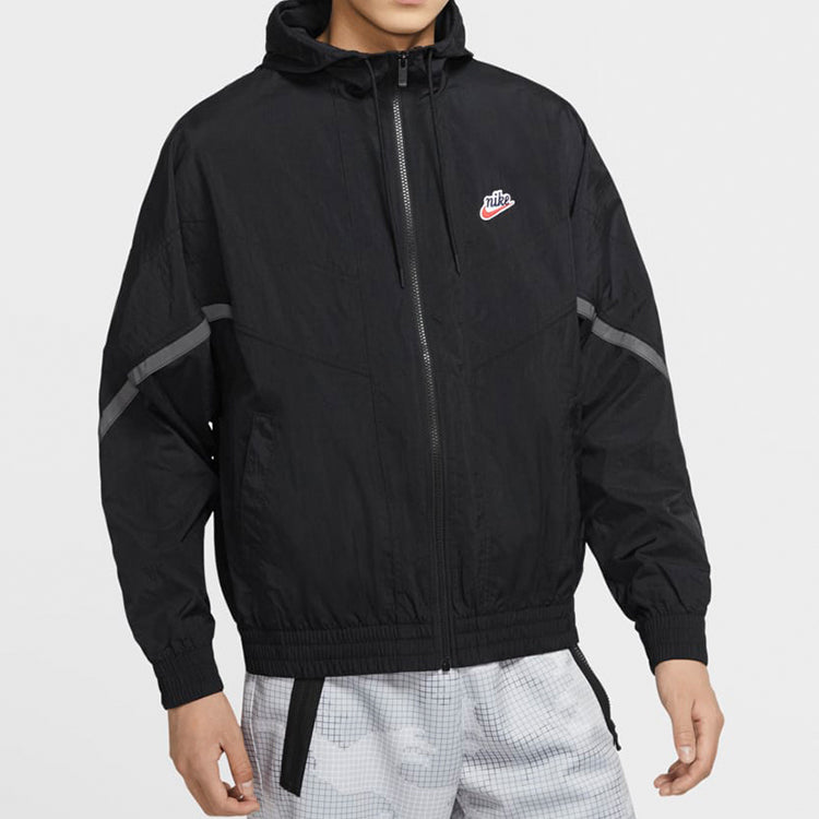 Nike Sportswear Windrunner+ Hooded Reflection Jacket Men Black CZ0782-010