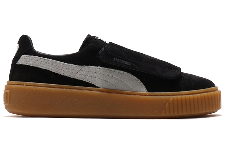 (WMNS) PUMA Platform Strap 'Black Brown' 365224-03