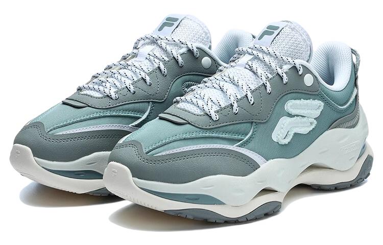 (WMNS) FILA FUSION Cheese Sneakers 'Grey Blue White' T12W311103FWF