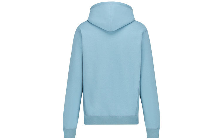 Men's DIOR x Peter Doig Crossover FW21 Cotton Fleece Material Light Blue 143J688A0531-C585