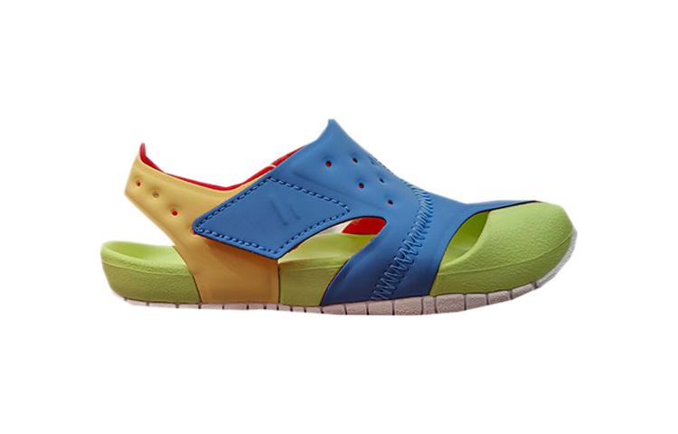 (TD) Air Jordan Flare 'Blue Green Yellow' CI7850-400