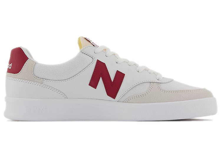 New Balance Unisex 300 Series V3 Sneakers White/Red CT300WR3