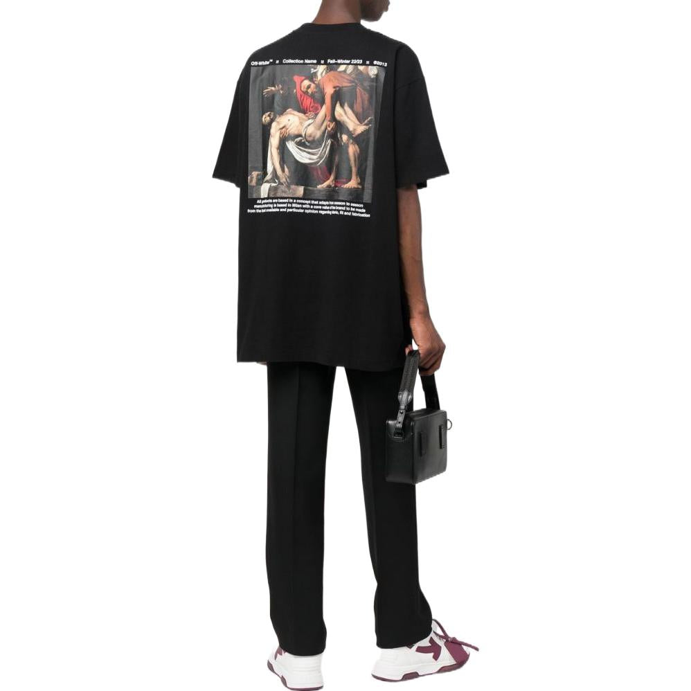 Off-White Caravaggio Deposition Over Short-Sleeve Tee 'Black' OMAA038C99JER0091001