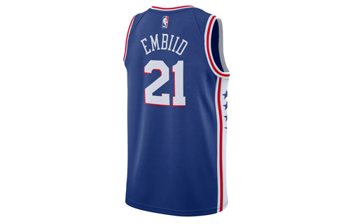Nike NBA Jersey Basketball Jersey/Vest SW Fan Edition Philadelphia 76ers 21 Team limited Blue 864501-497