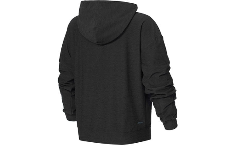 (WMNS) New Balance Sport Spacedye Hoodie 'Black' WT21450-BKH
