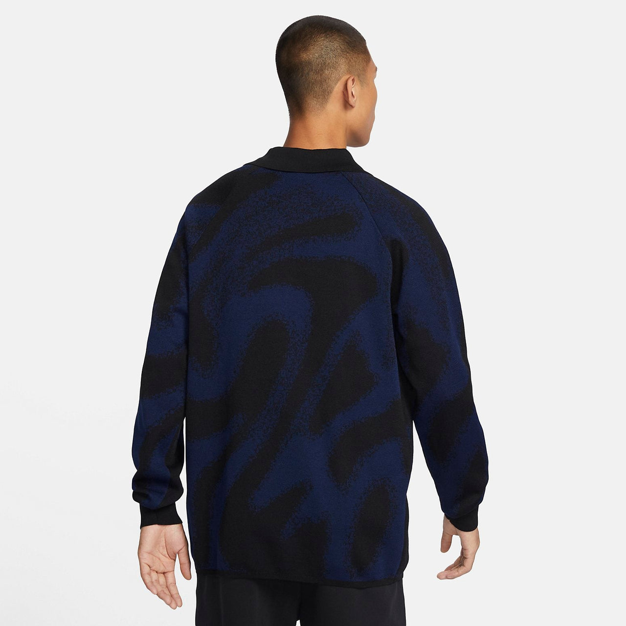 Nike Culture Knit Long-Sleeve Soccer Sweater 'Navy' FD7285-410