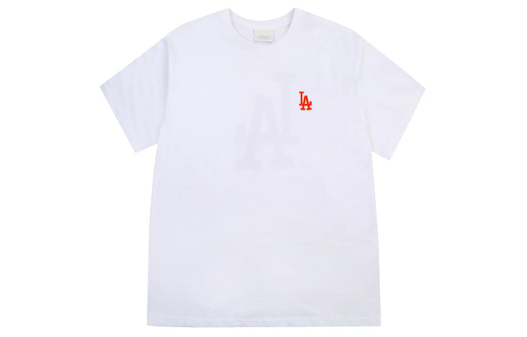 MLB Retro Series Los Angeles Dodgers Short Sleeve Unisex White 31TSMA031-07W