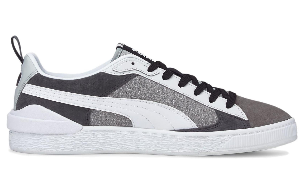 PUMA Suede Block Wt Foam Strip 2 'Black White Gray' 383895-01