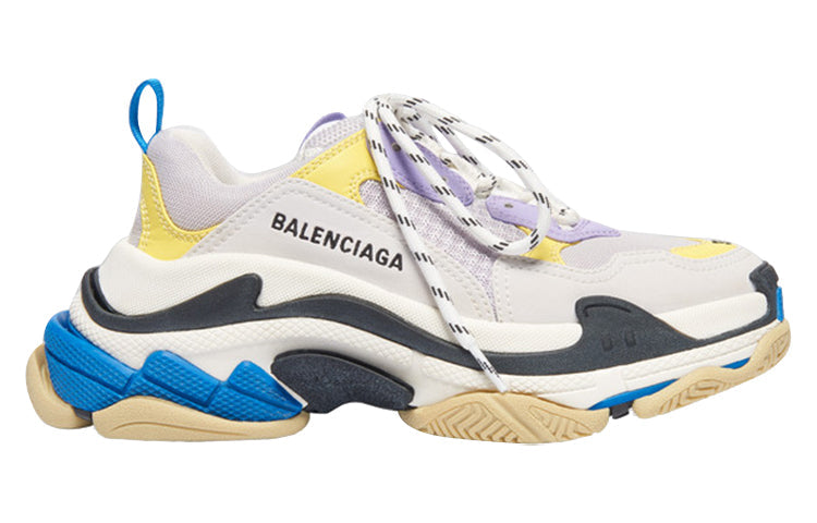 (WMNS) Balenciaga Triple S 'Purple Yellow' 524039W09OM9465