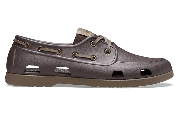 Crocs Minimalistic Cozy Low Top Brown Flats Loafers 206338-23B