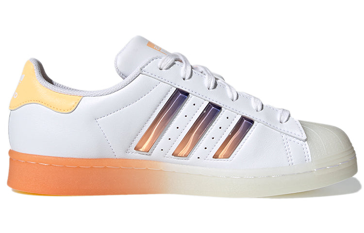 (WMNS) adidas Superstar 'White Acid Orange' GW4908