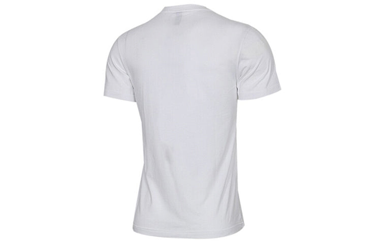 adidas Logo Sports Round Neck Short Sleeve White DV3081