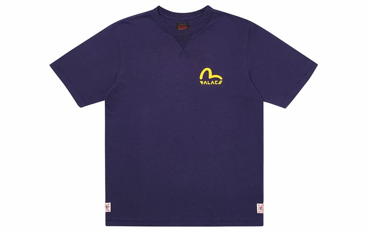 PALACE x EVISU PALACE Evisu Chest Logo Short Sleeve Unisex Blue PAL-SS20-009