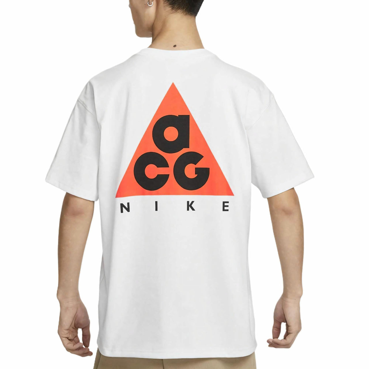 Nike AS M ACG DF TEE M90 LBR+HBR TR T-Shirt Asia Sizing 'White Orange' HJ0799-121