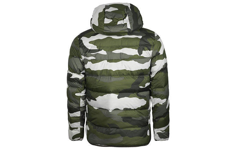 Nike Sportswear Down Windrunner Printing hooded down Jacket Camouflage Green BV4764-222