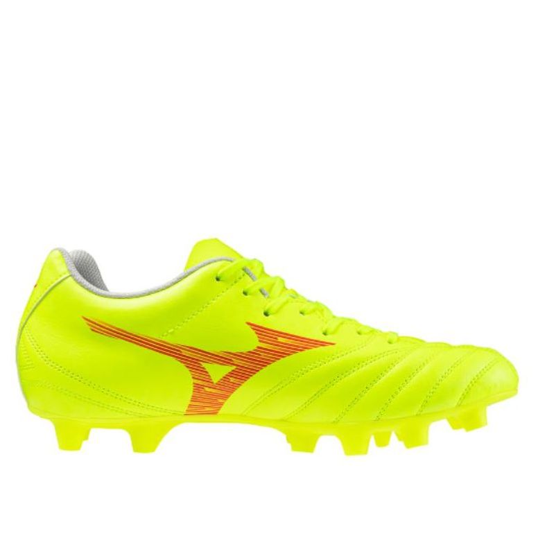 Mizuno Monarcida Neo 3 Select 3E Wide 'Safety Yellow Fiery Coral' P1GA242545
