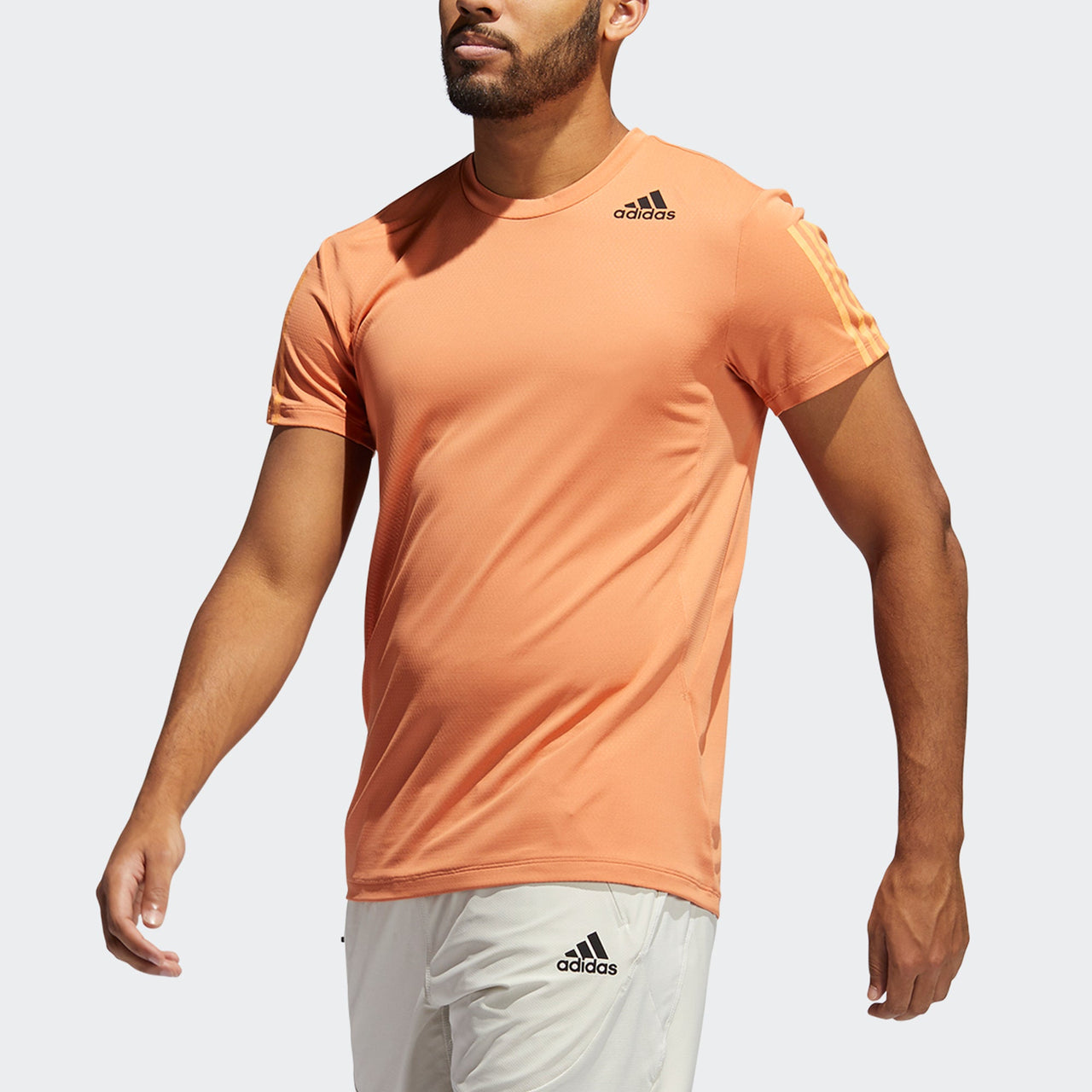 adidas H.rdy 3s Tee Training Sports Short Sleeve Khaki Brown GP7652
