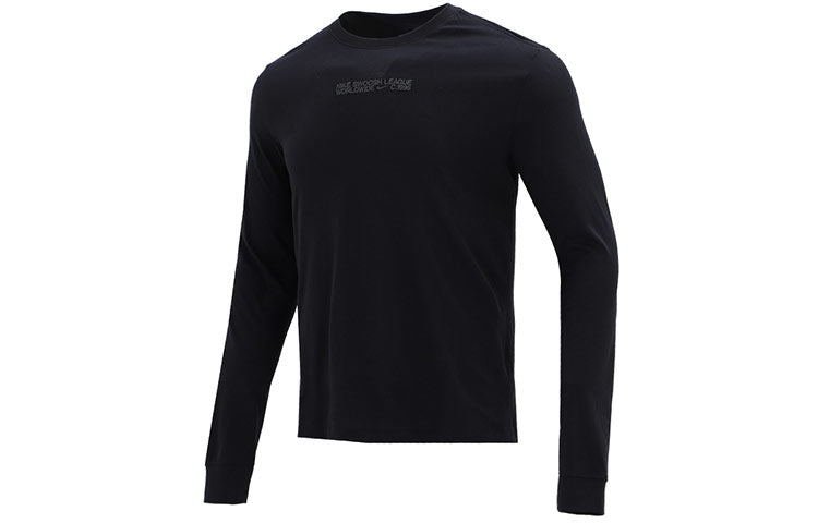 Men's Nike As Nsw Ess+ Core 3 Ls Tee Casual Breathable Round Neck Long Sleeves Black T-Shirt DM6367-010