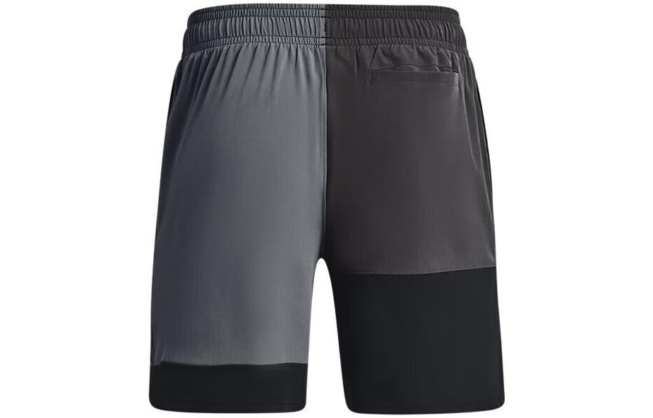 Under Armour Curry Woven 7 inch Basketball Shorts 'Black Grey' 1377306-001