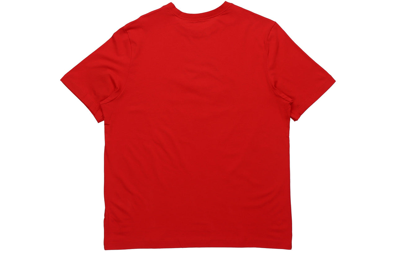 Nike Sportswear Logo Printed Short Sleeve TEE Men Red CT6872-657