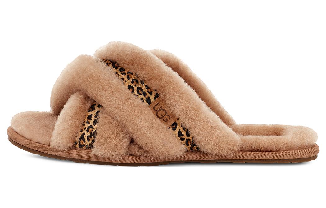 (WMNS) UGG Cross Slides 'Chestnut' 1151832-CHE