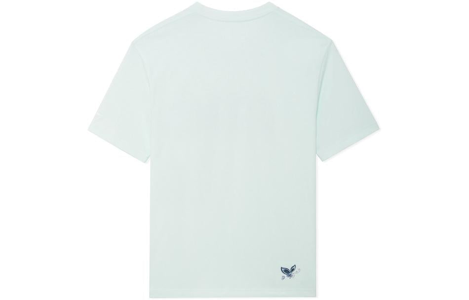 Li-Ning Crew Neck Short Sleeve Tee 'Light Blue' AHSSA19-5