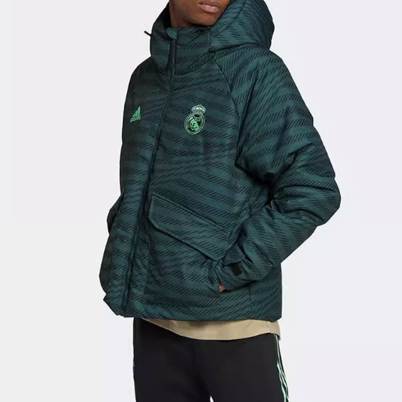 adidas Real Madrid Down Jackets 'Green Black' HD1335