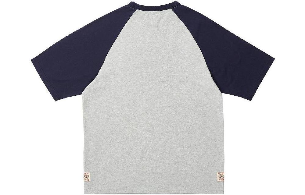 Palace x Evisu Seagull Raglan T-shirt 'Grey Marl' P24EVES002