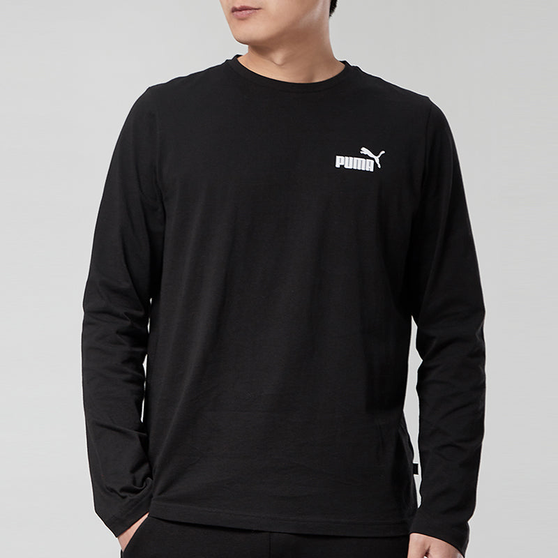 PUMA Essentials Long Sleeve T-Shirt 'Black' 845924-01