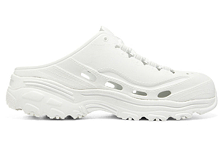 (WMNS) Skechers D'lites Sandals 'White' 111248-WHT