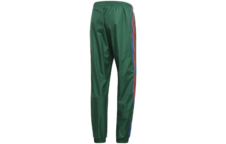 adidas originals Alphabet Logo Loose Bundle Feet Sports Pants Green GE0843