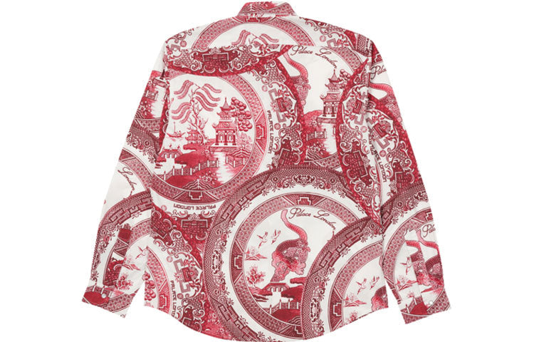 Palace SS22 China Plate Shirt 'Red' P22SHT112