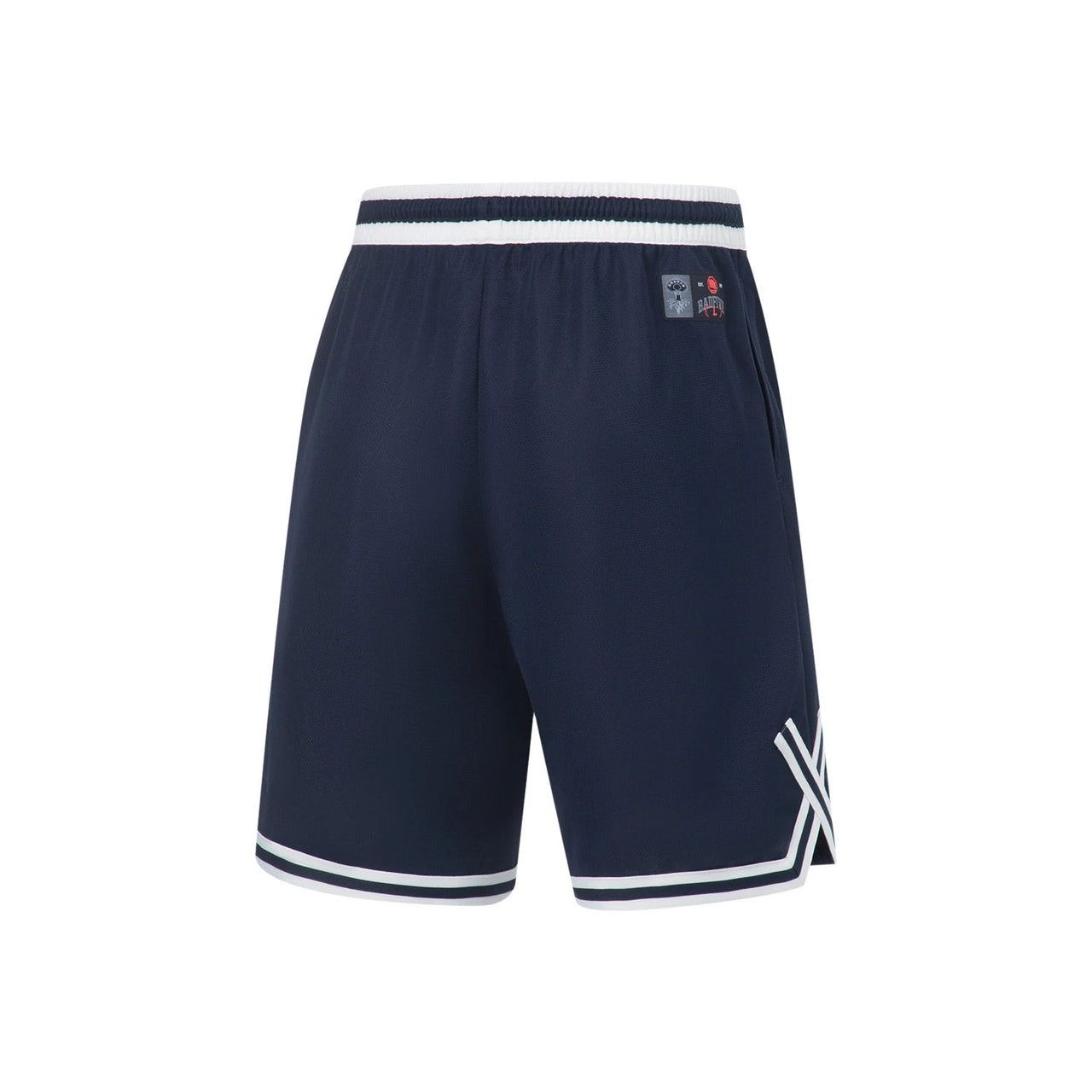 Li-Ning BadFive Basketball Competition Shorts 'Navy White' AAPT091-4