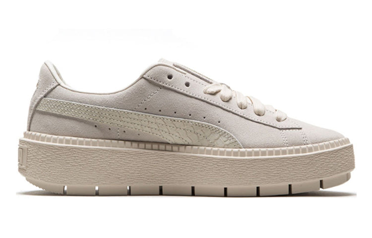 (WMNS) PUMA Suede Platform Trace Animal 'Cream y' 367814-02