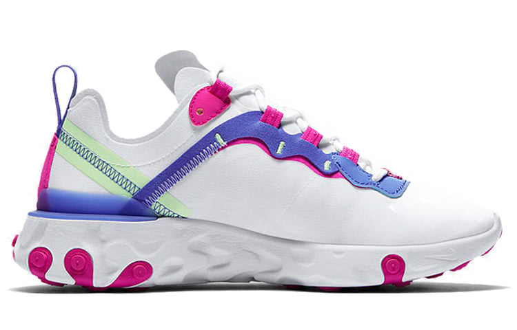 (WMNS) Nike React Element 55 'White Fire Pink' BQ2728-104