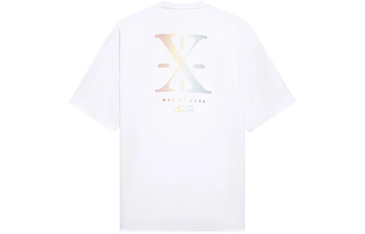 Li-Ning Way Of Wade Graphic T-shirt 'White' AHSS429-2