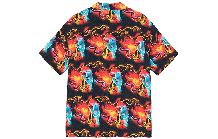 Stussy Neon Venus Shirt 'Multi' 1110228