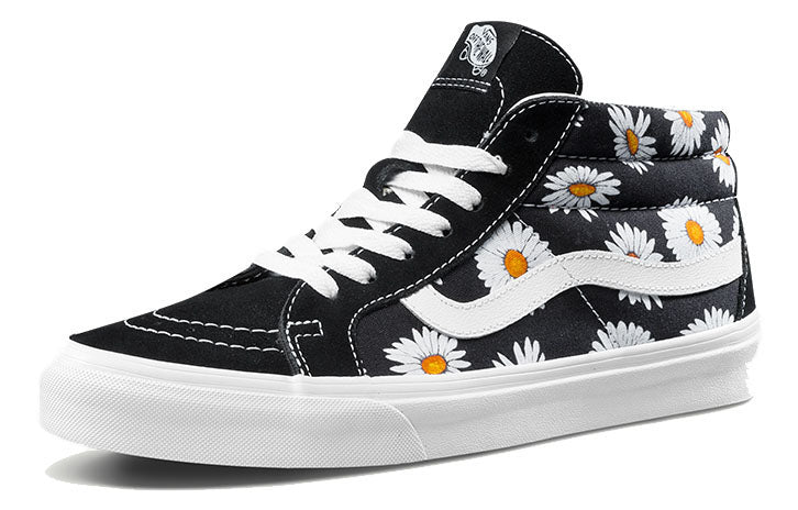 Vans SK8-Mid Flower Pattern 'Black White' VN0A391FTOZ